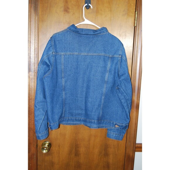JENNIFER LAUREN BLUS PLUS DENIM JACKET SIZE 2X - Picture 6 of 6